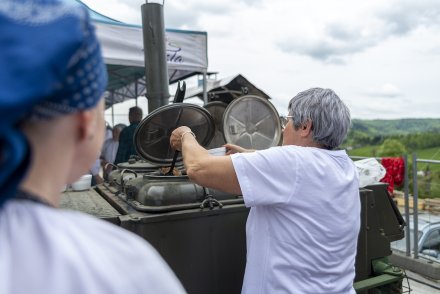 Wiślański Wygón Łowiec - stoiska z produktami regionalnymi